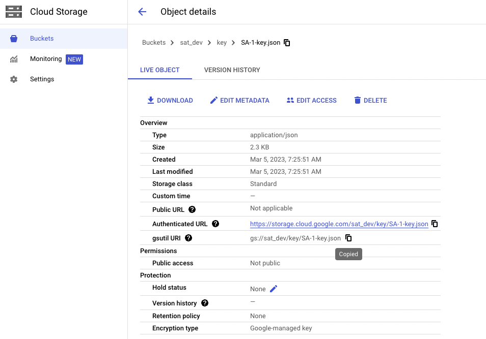GCP Console